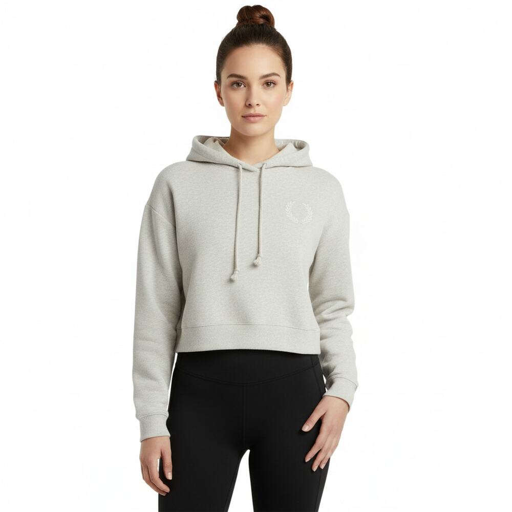 Victoria's Secret Pink Fleece Classic Cropped Hoodie, L